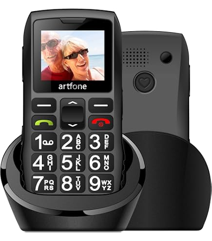 uleway Téléphone Portable Senior Débloqué avec Grandes Touches,GS