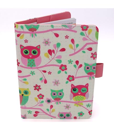 Protège Carnet De Santé Bébé Garçon - Motif Panda - Format A5 15x21cm - Avec Poche Ordonnances