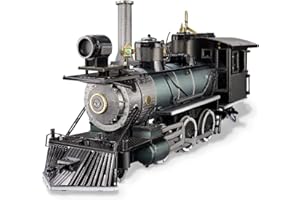 Piececool Puzzle 3D en Metal -Locomotive Moghole Maquette 3D Métal DIY Kits de Construction Cadeau d'anniversaire pour Adulte 282 Pièces