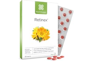 ‎HEALTHSPAN Healthspan Retinex | Hochwertige Augenpflege mit Lutein & Zeaxanthin | Unterstützt die Sehkraft & fördert die langfristige Gesundheit der Augen | Vegan | 60 Tabletten