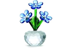 YU Feng Regali in Cristallo con Ornamenti Floreali Figurine in Cristallo Non Ti Scordar di Mé
