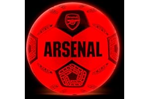 Hy-Pro Light Up LED Football Size 5 with Impact-Activated Lights - Light Up Ball with Auto-Shutoff & Enhanced Grip for Night Games - Suitable Footballs for All Ages