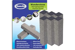 CleanAid Wonderstone - Toalettrengörare av pimpsten - Naturligt rengöringsblock med handtag av pimpsten - Fläck- rost och kal
