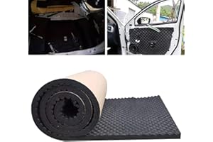 Putentfun 20MM Car Sound Proofing Foam Roll Closed Cell Foam Deadening Mat Car Van Sound Insulation Proofing Deadener Mat HeatProof Waterproof Moistureproof Noise Insulation 100x50cm