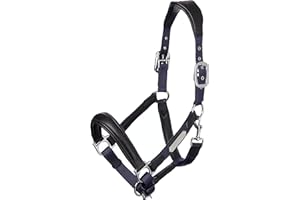 LeMieux Capella Headcollar for Horses - Leather/Nylon - Pressure Relief & Soft Touch