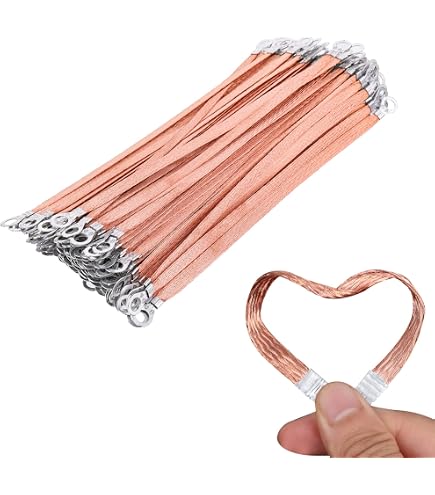 Cinghia Di Terra Intrecciata East Penn/Deka, Calibro 2 AWG, Terminali Da 3/8", Rame Flessibile