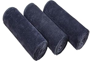 MAYOUTH Mikrofaser Handtuch Set für Sauna Fitness Sport, Schnelltrocknende Handtücher aus Microfaser, Unisex Sporthandtuch Grau 3Pack 40cm X80cm