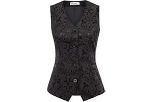 GRACE KARIN Damen Weste Victoria Elegant Weste Outdoor Causal Weste