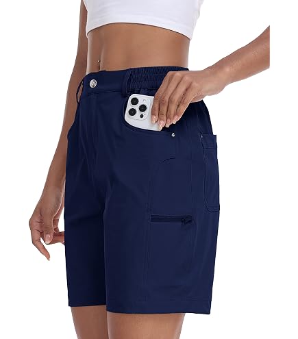 Pantalon Cargo Technique Femme Jeff Green - Court Léger Séchage Rapide