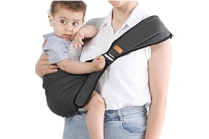 RUBU22A Ergonomische Kindertrage Babytrage Seitlich Tragetuch Baby Trage Baby Born Trage Kleinkind Kleinkind Trage One-Shoulder Effortless für Babys & Kleinkinder (5-30 kg)