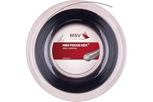 MSV Focus-Hex String Reel - Black, 1.23 mm