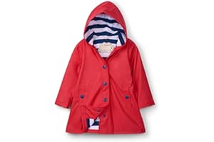 Hatley Chaqueta Splash-Rojo (Niñas) Impermeable