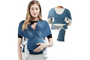WENBONES Adapt Babytrage für Neugeborene ab Geburt, 3-Positionen SoftTouch Cotton Ergonomische Babybauchtrage Rückentrage Baby-Tragetasche, einfach anzulegen, ideal für freihändiges Elterndasein (Atmung)