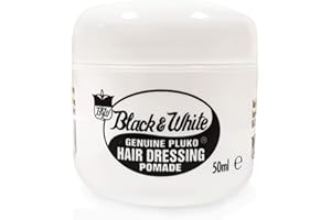 Black and White Pluko Hair Dressing Pomade 50ml