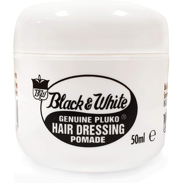 Black & White Pluko Haar-Pomade Bundle – 200g Fester Halt, 200g Flexibler Halt & 50g Reisegröße Für Alle Haartypen