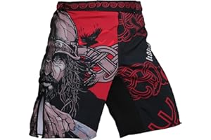 Hardcore Training Fight Shorts Hombre Pantalones Cortos MMA BJJ Boxeo Grappling Fitness No Gi