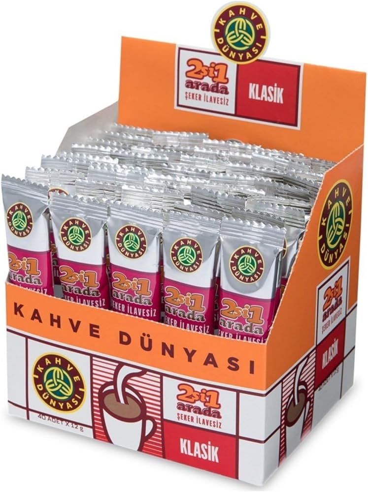 Kahve Dünyası 40'lı 2'si 1 Arada Klasik Hazır Kahve