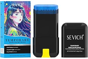 GOWWIM Temporary Hair Dye Pen - Disposable Hair Colour, Quick Drying and Washable - DIY Hair Colour for Halloween Cosplay Styling - Long Lasting Colour and Easy to Clean - Creative Hair Waxes