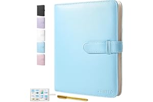 ZEWETO Fotoalbum mit 256 Taschen für Fujifilm Instax 3-Zoll Film Polaroid Fotos/Mini 9 Mini 8 / Mini 90 / Mini 25 / Mini 11/70/ 50s /7s /Kodak Zink/HP/Sofort Bilder Kamera Zubehör- Mini Album