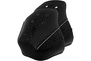 Tebinzi Protège-orteils pour patins à roulettes, en cuir avec structure en galets – Protection des orteils en cuir synthétique pour patins à glace, embouts quad