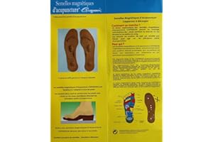 ENERGETIX-4YOU Original Wellness Akupressur Magnetsohle Magnetische Einlegesohlen für Damen und Herren Energetix 4you 3009 Stimulations Noppen + 8 Magnete Feet Universalgröße