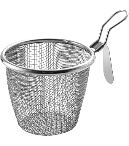 Set Passapasta In Acciaio Inox – 2 Pezzi (22 Cm E 19 Cm), Con Manici, Per Scolare Pasta, Verdura, Riso, Lavabile In Lavastoviglie