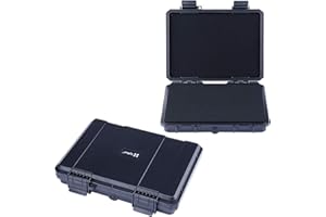 Lykus HC-2110 Mini Scatola con Schiuma, Dimensioni Interne 21x15x3,7 cm, IP66 a Prova di Spruzz