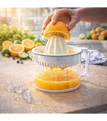 JJ JuiceMax Dual-action Limon Sıkacağı - Sarı : Amazon.com.tr: Mutfak