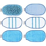 DingGreat 6 PCS Panni di Ricambio in Microfibra per Sistema di Pulizia a Vapore Steamitt per Black+Decker FSH10SM, FSH10SM1, 