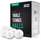 PRO-SPIN Pelotas de Ping Pong &ndash; 3 Estrellas, aprobadas por la ITTF | Pelotas de ABS 40+ de Alto Rendimiento para Tenis de Mes