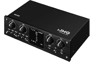 IMG MX-2IO 2-Channel USB Audio Recording Interface, Black, Full Duplex USB Port for Simultaneous Recording, Playback and Mixing