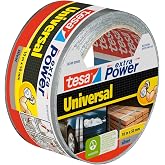 Tesa Duct Tamir Bandı, Extra Power Universal, Gri, 10m X 50mm | Ekstra g&uuml;&ccedil;l&uuml; tutuşa sahip &ccedil;ok ama&ccedil;lı yapışkan bant - Onarım, 