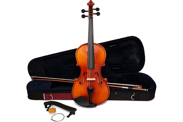 Theodore VLN16-1-2 Violon de demi-taille pour enfants - Table épicéa - avec étui, archet et colophane