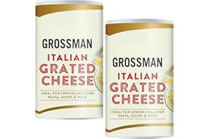 HAMPERLY GIFTS Cheese Sprinkler Bundle Consisting of Grossman Italian Grated Cheese 80g (2 Pack)