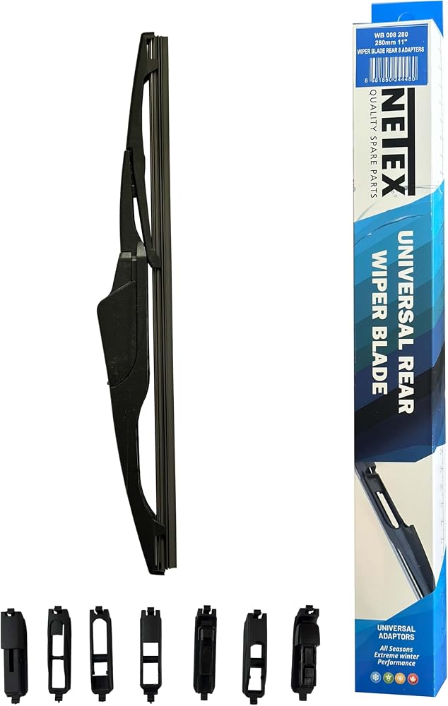 NETEX Silecek Süpürgesi Arka Muz Tipi 300 mm 10 Aparatlı