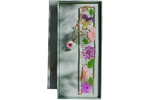 Famweylami Marque Page Personnalisé, Marqu Page Originale 26 Lettres, Lecture Cadeau Lumineux, pour Maîtresse Copine Fille Mère Grand-Mère, Fête et Anniversaire, avec Coffret Cadeau-I