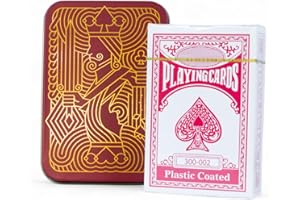 TINIT Playing Card Tin (Red)