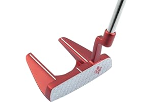MAZEL Putter de Golf para Hombres diestros con Cubierta para la Cabeza, Putter de inserción de Hoja de mazo Premium con Eje de Acero Inoxidable de 34 Pulgadas