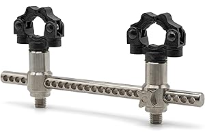 One More Cast Lock Gate Butt Grips – Spring-Loaded 270° Rotating Rod Holder | Secure, Smooth-Release Fishing Backrest (1 Per Pack)