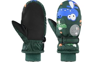 Durio Gants de ski pour enfants - Gants d'hiver imperméables - Gants pour filles et garçons