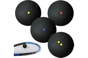 Squash bollar, set om 4 sport High Bounce Squash boll, sportsquashboll för träning nybörjare tävling