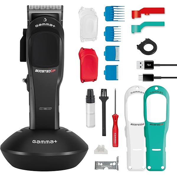 Gamma+ CYBORG トリマー プロ仕様セット Gamma+ Cyborg Trimmer – Profi Haartrimmer mit Digitalmotor