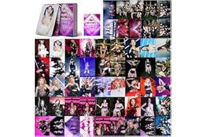 QOCUILC BP Photocards,55 Pezzi blackpink photocard,blackpink gadget,Kpop Black-Pink Cartoline Fotografiche Regalo per Fans(COACHELLA)