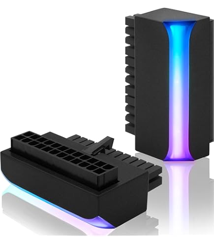 2 Stück 90° 8-Pin GPU Adapter – Rechtwinkliger Winkelstecker Für Grafikkarten, PCIe Netzadapter (nach Oben Abgewinkelt)