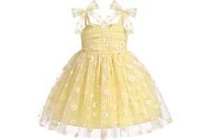 FYMNSI Mädchen Prinzessin Kleid Mit Stirnband - Gepunktet Tutu Für 1-6 Jahre