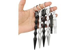 ‎AMATHINGS AMATHINGS 6 Stück Schlüsselanhänger Kompakt, BKA geprüft & 100% legal in DE, Ideal für kleinere Hände & diskretes Tragen Leichter Druckpunktverstärker aus Aluminium zur Selbstverteidigung bunt