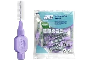 Brossettes Interdentaires TePe, Extra Souples, Violet, 1.1mm/ISO 6, 20pcs, élimine efficacement la plaque dentaire entre les dents, pour espaces larges