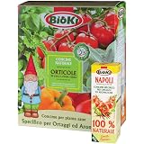 Bioki Concime Bio Per Basilico, Piante Aromatiche E Pomodori, Energizzante Naturale Vegano Con Misurino