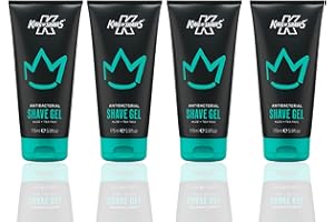 King of Shaves Antibacterial Shaving Gel for Men - 150ml QUAD-PACK