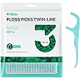 Y-Kelin Twin-Line Dental Floss-200 Pcs Dental Floss Toothpick, Teeth Stick,Tooth Picks,Floss Picks,Teeth Cleaning